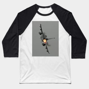 F-16 Afterburner Turn with vapor Baseball T-Shirt